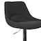 Flash Furniture Contemporary Black Fabric Adjustable Height Barstool with Chrome Base CH-182050X000-BKFAB-GG - alternate 10